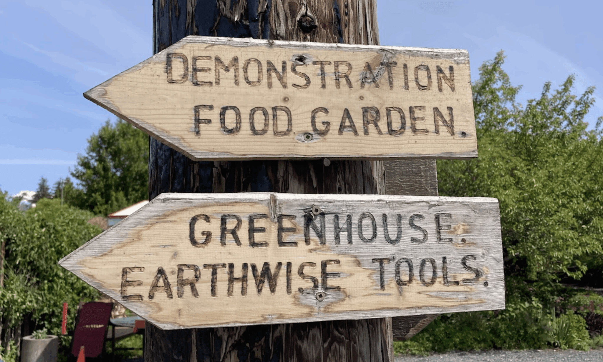 wayfinding signage for your therapeutic garden
